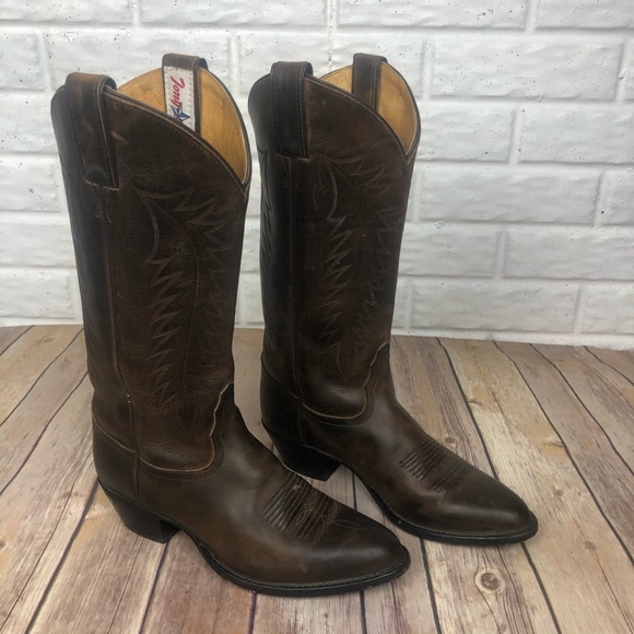 Tony Lama Shoes - TONY LAMA Registered Leather Western boot | Mexico